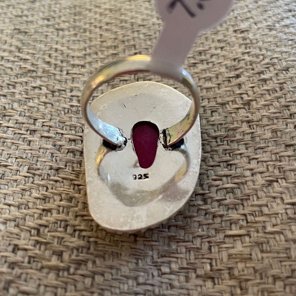 Sterling Silver Ruby Ring - image 7